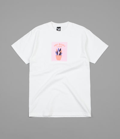 The Quiet Life Yawn Plant T-Shirt - White