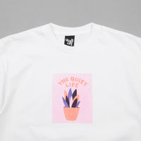 The Quiet Life Yawn Plant T-Shirt - White thumbnail