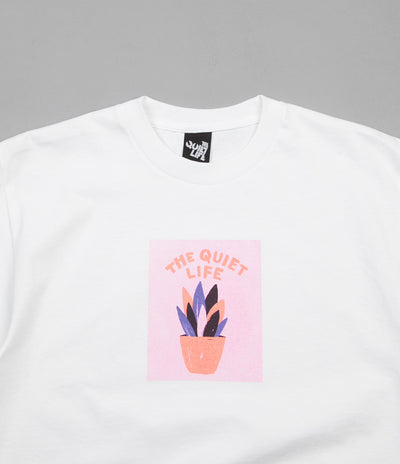 The Quiet Life Yawn Plant T-Shirt - White