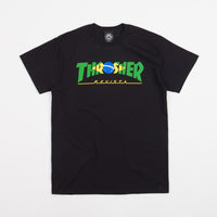 Thrasher Brazil Revista T-Shirt - Black thumbnail