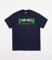 Thrasher Brazil Revista T-Shirt - Navy