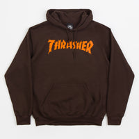 Thrasher Burn It Down Hoodie - Dark Chocolate thumbnail