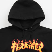 Thrasher Godzilla Flame Hoodie - Black thumbnail