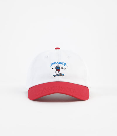 Thrasher Gonz Old Timer Cap - White / Red