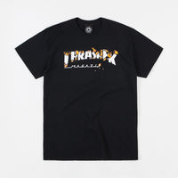 Thrasher Intro Burner T-Shirt - Black thumbnail