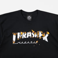 Thrasher Intro Burner T-Shirt - Black thumbnail