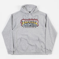 Thrasher Krak Skulls Hoodie - Heather Grey thumbnail