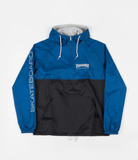 Thrasher Mag Logo Anorak Jacket - Navy / Grey