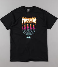 Thrasher Menorah T-Shirt - Black