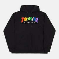 Thrasher Rainbow Mag Hoodie - Black thumbnail