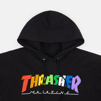 Thrasher Rainbow Mag Hoodie - Black thumbnail