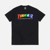 Thrasher Rainbow Mag T-Shirt - Black thumbnail