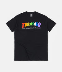 Thrasher Rainbow Mag T-Shirt - Black