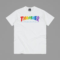 Thrasher Rainbow Mag T-Shirt - White thumbnail