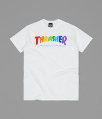 Thrasher Rainbow Mag T-Shirt - White