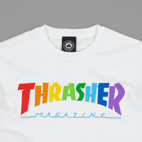 Thrasher Rainbow Mag T-Shirt - White thumbnail