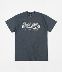 Thrasher Ripped T-Shirt - Dark Heather