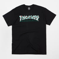 Thrasher Roses T-Shirt - Black thumbnail