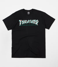 Thrasher Roses T-Shirt - Black