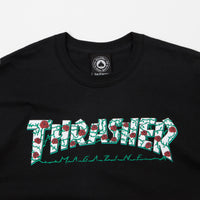 Thrasher Roses T-Shirt - Black thumbnail