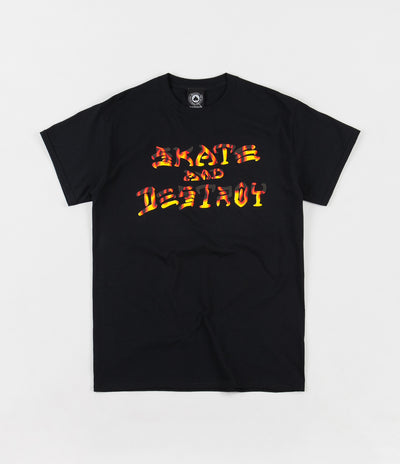 Thrasher Skate And Destroy BBQ T-Shirt - Black