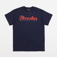 Thrasher Script T-Shirt - Navy thumbnail