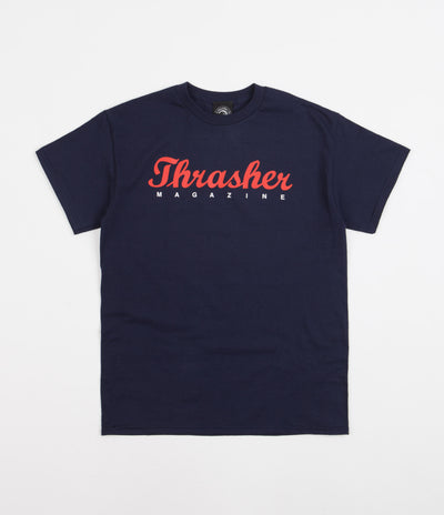 Thrasher Script T-Shirt - Navy