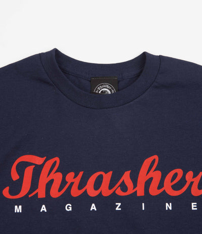 Thrasher Script T-Shirt - Navy