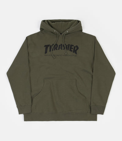 Thrasher Skate Mag Hoodie - Army