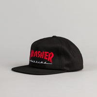 Thrasher Two Tone Skate Mag Cap - Black / Red thumbnail