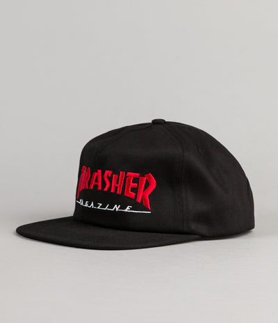 Thrasher Two Tone Skate Mag Cap - Black / Red