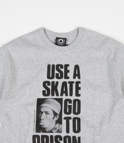 Thrasher Use A Skate Go To Prison T-Shirt - Grey