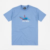 Tired Birds T-Shirt - Dusty Blue thumbnail