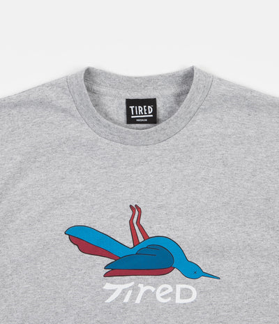 Tired Birds T-Shirt - Heather Grey