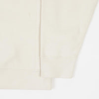 Tired Embroidered Golf Crewneck Sweatshirt - Cream thumbnail