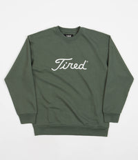 Tired Golf Crewneck Sweatshirt - Alpine Green