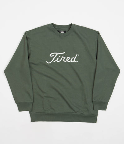 Tired Golf Crewneck Sweatshirt - Alpine Green