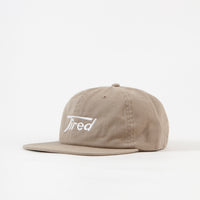 Tired Long T Logo Cap - Khaki thumbnail