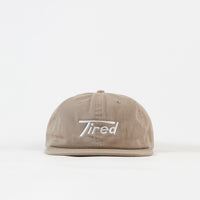 Tired Long T Logo Cap - Khaki thumbnail