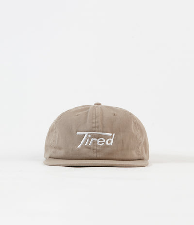 Tired Long T Logo Cap - Khaki