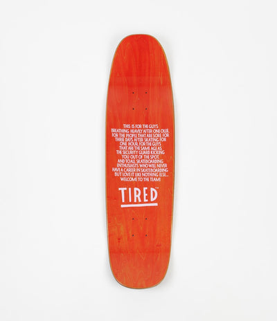 Tired Long T Logo Donny Shape Deck - 9.25"