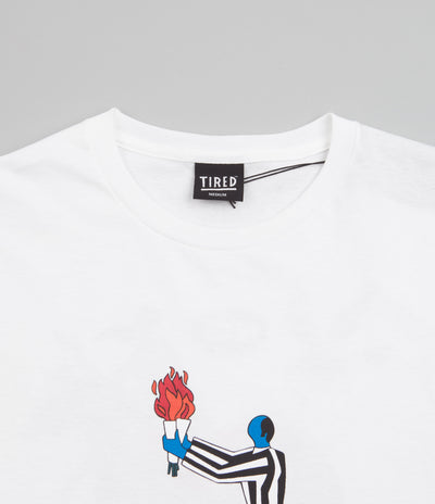 Tired Oh Hell No T-Shirt - White