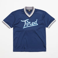 Tired Rounders Mesh Baseball Jersey - Navy thumbnail