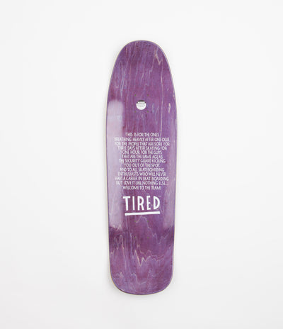 Tired The Gator Wanderer Shape Deck - 9.225"