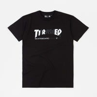 Tired x Thrasher Cover Logo T-Shirt - Black thumbnail