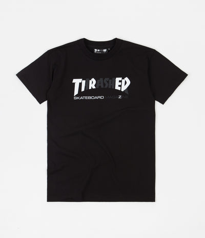 Tired x Thrasher Cover Logo T-Shirt - Black