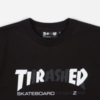 Tired x Thrasher Cover Logo T-Shirt - Black thumbnail