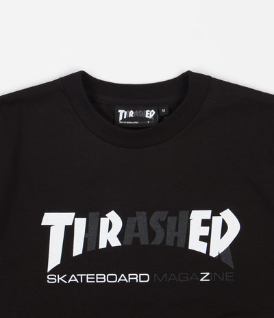 Tired x Thrasher Cover Logo T-Shirt - Black