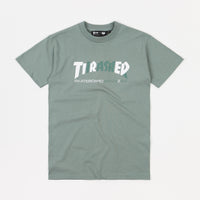 Tired x Thrasher Cover Logo T-Shirt - Green thumbnail