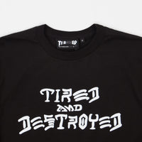 Tired x Thrasher T&D Long Sleeve T-Shirt - Black thumbnail